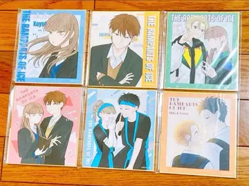 얼음 성벽 복권 메이트 D상 미니 색지 6종 세트 코유키 미나토