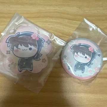 닌타마 사쿠라 모치피코 아크릴 스탠드 캔뱃지 도이 한스케