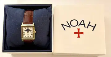 Noah Timex 문 페이즈 워치 브라운 골드
