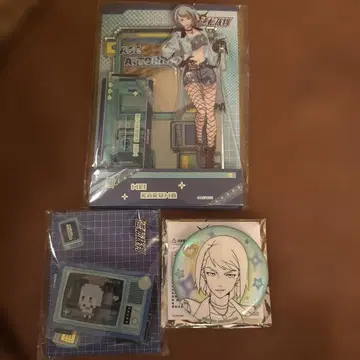 카페 마가나 메이 역전재판 특전 중국 캔뱃지 아크릴 스탠드 키링