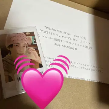 TWS play hard 신유 C상 인스턴트 사진