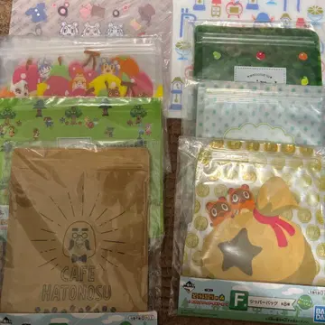 동물의 숲 제일복권 지퍼 백