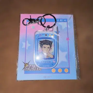 역전재판 중국 상하이 카페 한정판 나루호도 류이치 아크릴 키링