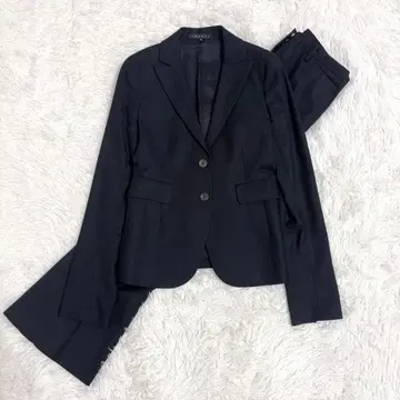 띠어리 셋업 수트 블랙 작은 사이즈 플레어