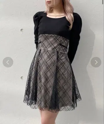 abc une face 코르셋 도킹 숏 원피스