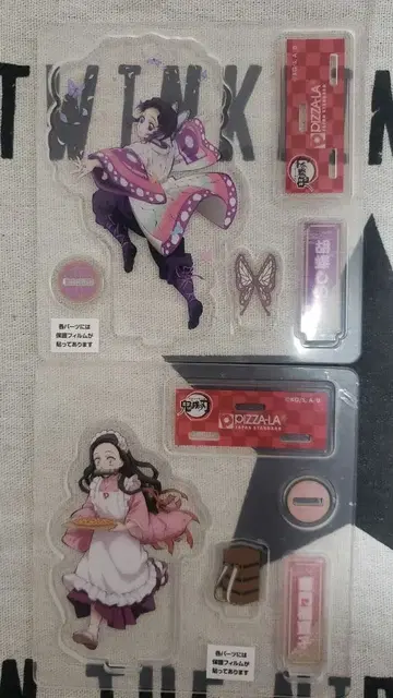 귀멸의 칼날 피자라 아크릴 스탠드 시노부 네즈코 아크릴 스탠드