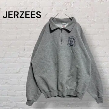 JERZEESSUPERSWEATS 하프 지퍼 맨투맨 XL 그레이 멕시코제