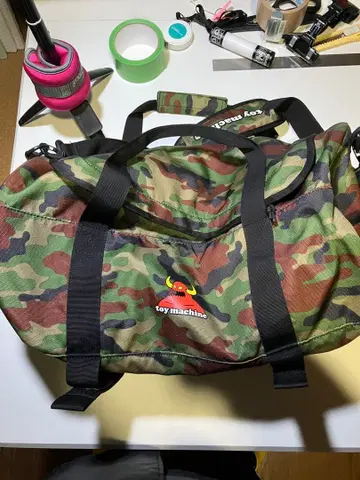 토이머신 더플백 카모플라주 코듀라 나일론