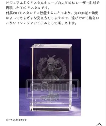 패미통 DX 팩 특전 아리아나 3D 크리스탈 세트 마법사 아리아나