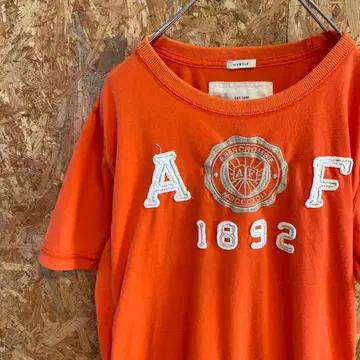 AE9864 Abercrombie&Fitch 반팔 티셔츠 오렌지 남성용