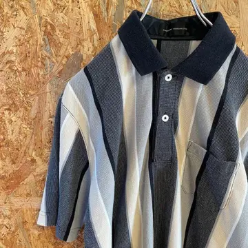 AE9868 KANSAI YAMAMOTO 피케 셔츠 베이지 블랙