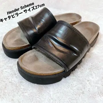 Hender Scheme 캐터필러 가죽 샌들 사이즈 27cm