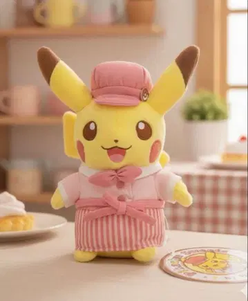 포켓몬 카페 한정판 봉제 인형 Pikachu Sweets