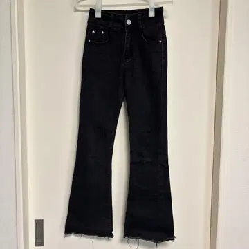 블랙 부츠컷 데님 [ S ] 해외 구제 의류 플레어 데님 팬츠 청바지