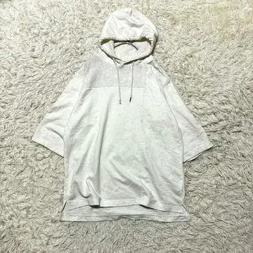 더 샵 티케이 반팔 후드티 와플 도킹 L 후디 화이트