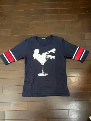 HYSTERIC GLAMOUR 네이비 티셔츠