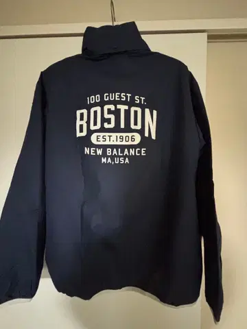 골프용 New Balance 보스턴 윈드 브레이커 네이비