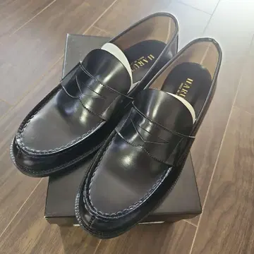 HARUTA 로퍼 3E 7060 블랙 29cm