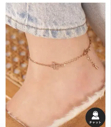 rani 하와이안 주얼리 발찌 핑크 골드