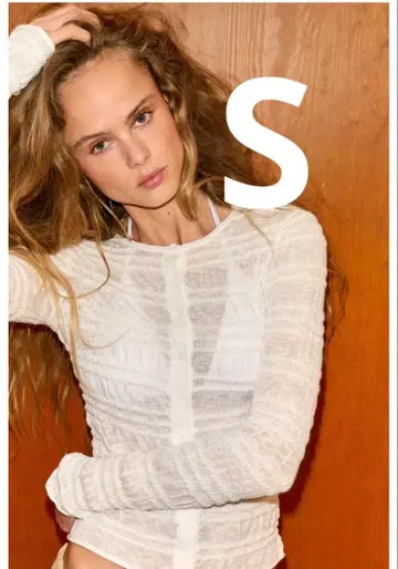 택 포함 미사용 새상품 ZARA 자라 허니콤 니트 가디건 S