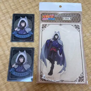 NARUTO JF2024 진로우 사스케 아크릴 스탠드 클리어 카드