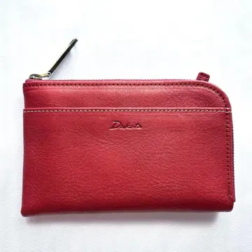 [ 새상품 ] Dakota 라르코 컴팩트 L자 지퍼 장지갑 와인 레드
