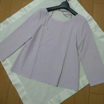 IENA 미사용 라이트W 크로스 백리본 블라우스