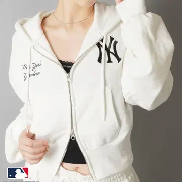 [미사용 새상품] [MLB] 뉴욕 양키스 더블 지퍼 후드티