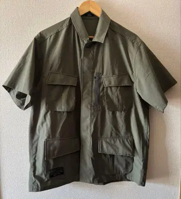 DENHAM 덴함 멀티 포켓 반팔 셔츠 워크 낚시 셔츠 M