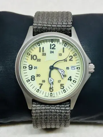 레어 SEIKO 세이코 알바 밀리터리 월트 디즈니 미키