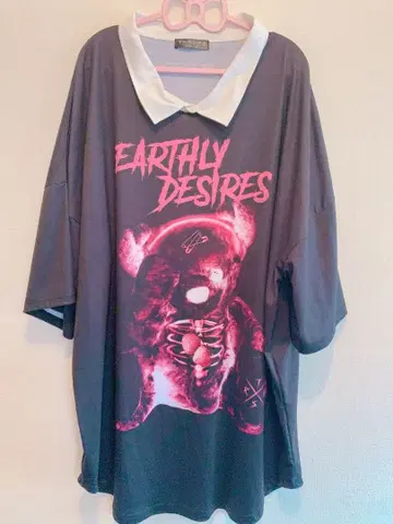 TRAVAS TOKYO T셔츠 렌트겐 곰 지뢰 블랙핑크