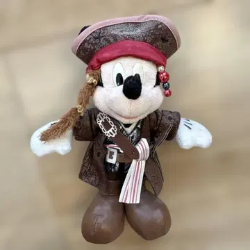 택 포함 디즈니 캐리비안의 해적 파이리츠 오브 캐리비안 봉제 인형 미키