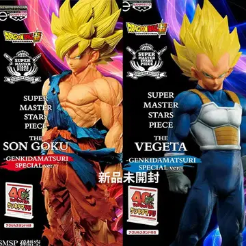 드래곤볼 40주년 원기옥 축제 손오공 베지터 SMSP 피규어 세트