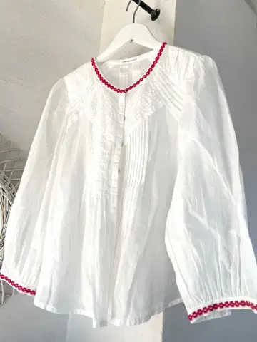 MOTHER 화이트 컬러 긴팔 셔츠