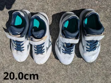 미즈노 스파이크, 트레이닝 신발 화이트/네이비 20.0cm 와이드