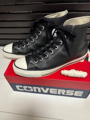 LEATHER ALLSTAR HI 컨버스 27.5cm