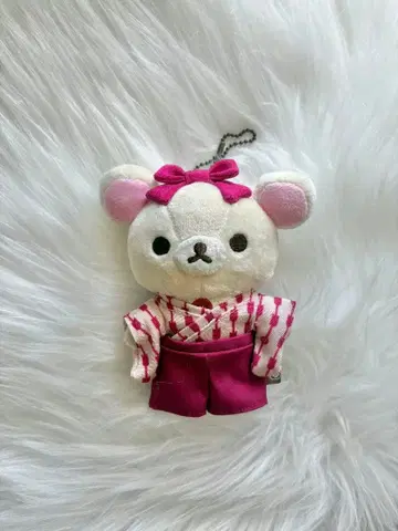 코리락쿠마 봉제 인형 마스코트 키링 도고 온천 에히메 한정판