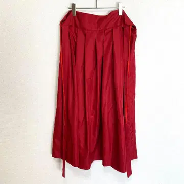 JOY.LLC 롱 스커트 레드 사이즈 기재 없음