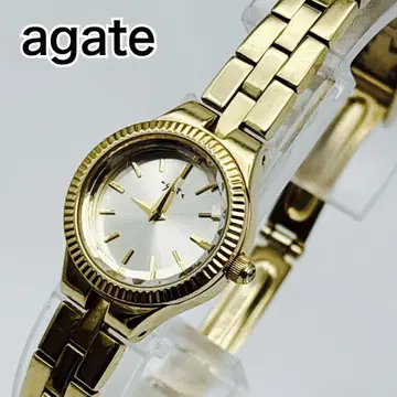 agete 아가트 손목시계 다이아 1p 여성용 쿼츠 브레이슬릿 워치