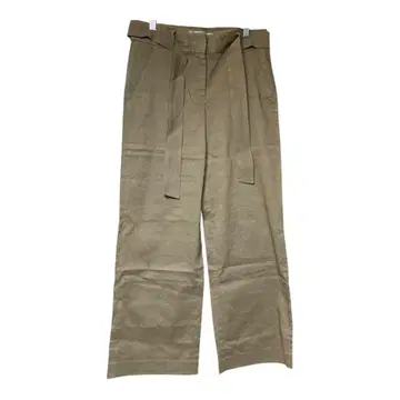 띠어리 럭스 Organic Crunch 와이드 팬츠 38 브라운