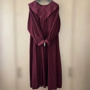 사만사 모스모스 전후 착용 처치 원피스 빨간색