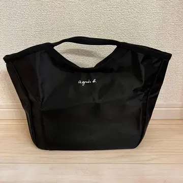 agnes b. 아그네스베 나일론 토트백 블랙