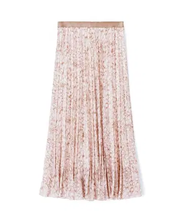 ANAYI 레오파드 프린트 플리츠 스커트