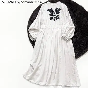 [ 새상품급 ] 츠하루 바이 사만사 모스모스 린넨 볼륨 원피스 고급