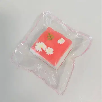 kikisquishy 핑크 케이크 꽃 스퀴즈 순 진흙 흐릿함