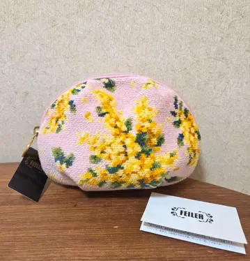 [새상품] FEILER 페이러 미모사 솔라레 파우치 쉘 핑크