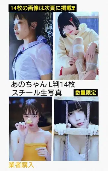 아노짱 스틸 브로마이드 L판 14장 세트 슬리브 봉입 & 보호 발송