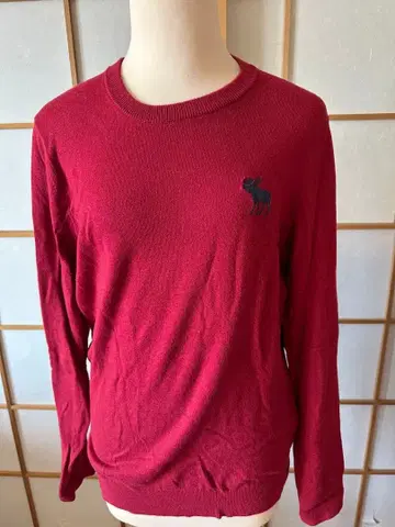Abercrombie & Fitch 빨간색 스웨터 S