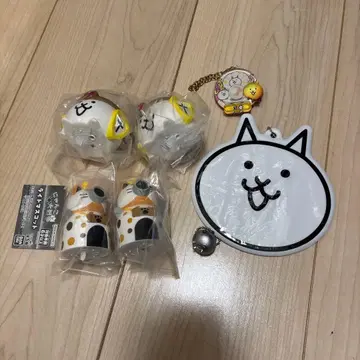 냥코 대전쟁 라이트 마스코트 냥코 성 용사 고양이 키링 패스 케이스