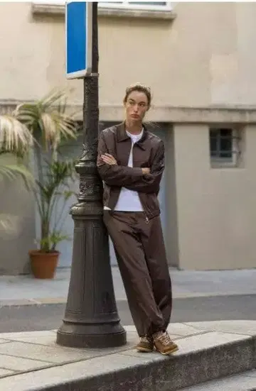 새틴 조 벌룬 팬츠